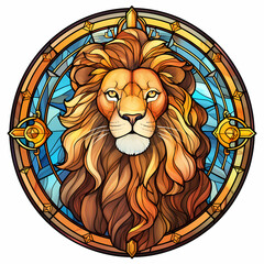 Wall Mural - Lion Trophy