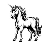 Fototapeta  - Enchanting Unicorn Vector Illustration