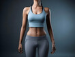© Akilmazumder - Woman fitness suit mockup, 3D woman fitness suit mockup presentation, female gym and sport suit mockup, ai generated photo