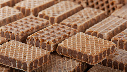 Poster - brown wafer background