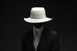 © overrust - black minimalist figure with hat