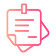 © ajat - sticky note gradient icon
