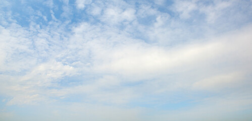 Wall Mural - blue sky and white clouds.