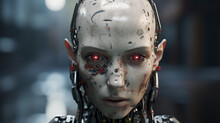 ROBOT Humanoid. Cinematic Detailed, Unreal Engine, 16K, Sharp Focus,hasselblad Camera With 120mm F3.5 Macro. AI Generated.