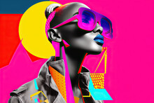 女性レトロポップアート 無料画像 - Public Domain Pictures