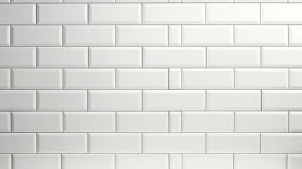  Subway Tiles: A close-up of classic white subway tiles in a bathroom, known for their timeless appeal.