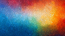 Abstract Colorful Pixelated Mosaic Background