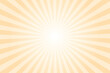 Navajo white sunburst background. un ray vector background. Yellow sunburst illustration. Sun ray vector background. Pale Goldenrod radial beam sunrise sunset light retro sunburst glowing background