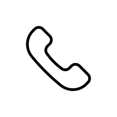 Leinwandbilder - phone call icon button, Contact us telephone sign - communication icons. web vector icon