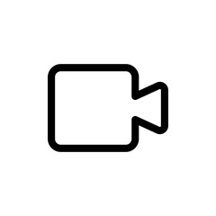 Poster - camera video icon. video camera icon button for streaming , facetime icons video call symbol. cinema movie sign. web vector icon