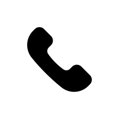 Leinwandbilder - phone call icon button, Contact us telephone sign - communication icons. web vector icon
