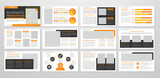 Fototapeta  - business presentation template editable vector design