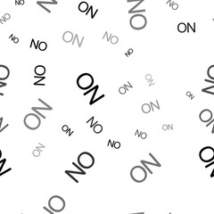Poster - Seamless vector pattern with no symbols, creating a creative monochrome background with rotated elements. Illustration on transparent background