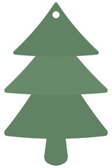 Wall Mural - Christmas trees icon isolated on white background.
