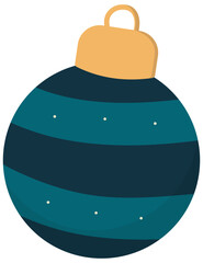 Wall Mural - Christmas ball for decoration isolated on white background.