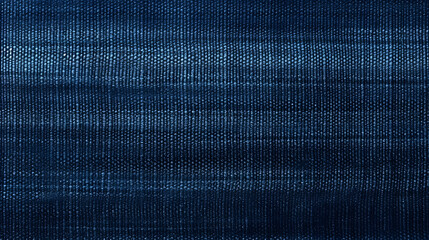 Wall Mural - Navy blue jeans denim fabric texture with visible weave