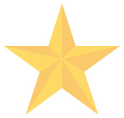 Wall Mural - Star icon vector on a white background