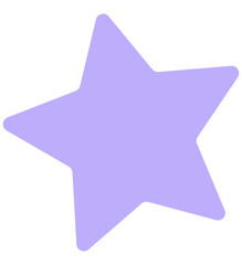 Wall Mural - Star icon vector on a white background