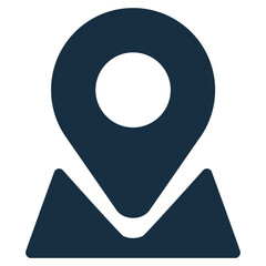 Wall Mural - Location icon vector. Map pointer symbol