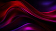 © ALA - Beautiful luxury 3D modern abstract neon red purple background composed of waves with light digital effect in futuristic style.