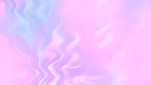 Soft Pink Lilac Lavender Light Blue Purple Pastel Gradient Background 8k 16:9, Copy Space. Abstract Holographic Backdrop With Gentle Curved Wavy Lines. Iridescent Flow Blurry Texture For Banner, Cover