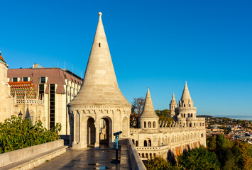 Poster - Fisherman bastion on Castle hill in Budapest, Hungary