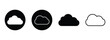 Cloud icon set - vector. Set of line icons related to cloud computing,
Cloud computing icon. Line, glyph and filled outline colorful version, cloud computing outline and filled vector sign.