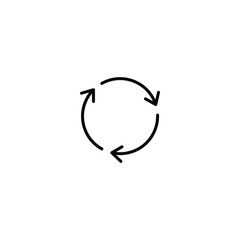 Fototapete - reload icon,  refress sign vector design