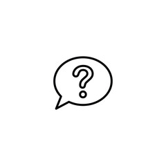 Poster - Question icon, question sign vector design