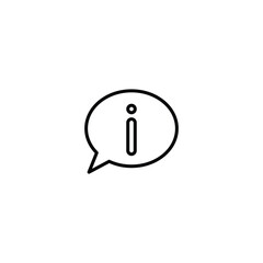 Poster - Info icon, info sign vector design