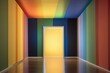 empty room with colored wall empty room with colored wall empty modern interior with wooden floor