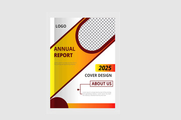 Corporate book cover design Layout template