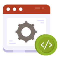 unique design icon of software development