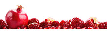 Pomegranate Isolated On Transparent Background.