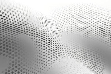 Aufkleber - Modern halftone white and grey background. Design decoration concept for web layout, poster, banner