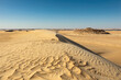 Sahara desert dunes, White desert of Egypt (Farafra).