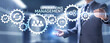 © WrightStudio - Operation management business finance concept on screen.