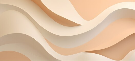 Aufkleber - a wall that has a bunch of curves on it Generative AI
