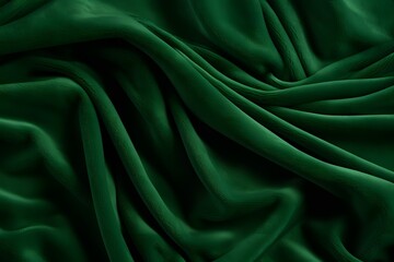 Aufkleber - a close up shot of a green fabric Generative AI