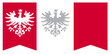Flaga Powstania Wielkopolskiego w wersji z separacją obiektów