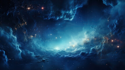 Wall Mural - galaxy and nebula. abstract space background. endless universe with stars and galaxies in outer spac