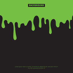 Poster - toxic background. flowing liquid green toxic water. vector template
