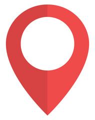 Wall Mural - Flat location icon design.