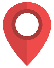 Wall Mural - Flat icon location sign vector