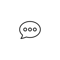 Poster - chat icon, chat sign vector
