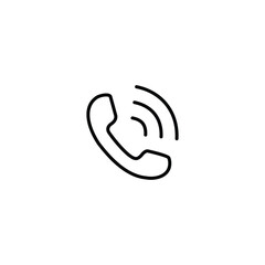 Poster - Call icon, phone call sign vector