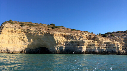 Wall Mural - Rocky coastline near Carvoeiro