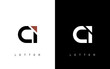 letter ci and ic logo design vector template, ic ci Letter Business Logo Design Alphabet Icon Vector Symbol, CI letter logo.