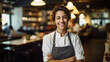 © MalamboBot/Peopleimages - AI - Head Chef, female and portrait of business woman standing arms crossed in a restaurant kitchen. Confident, skilled and professional worker looking at camera for owner, career or hospitality occupatio