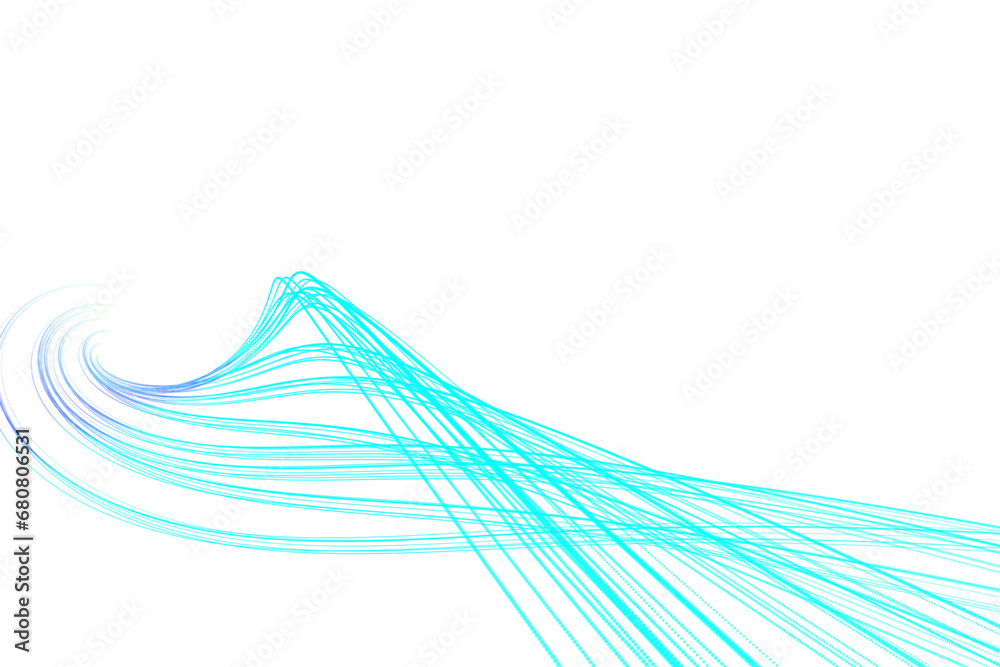 Digital png illustration of blue lines on transparent background Stock ...